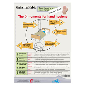 The 5 moments for hand hygiene