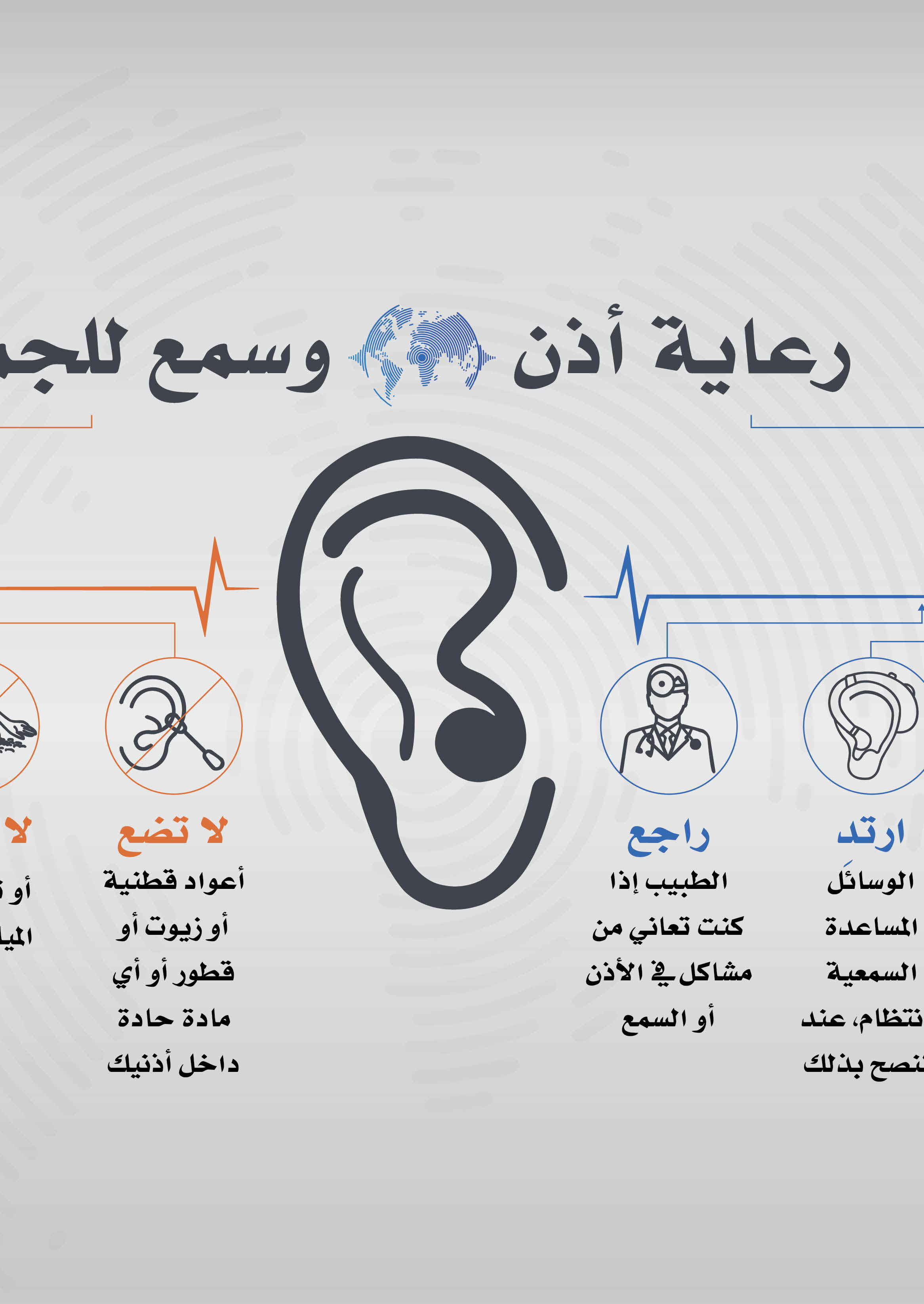 ملصق رعاية السمع